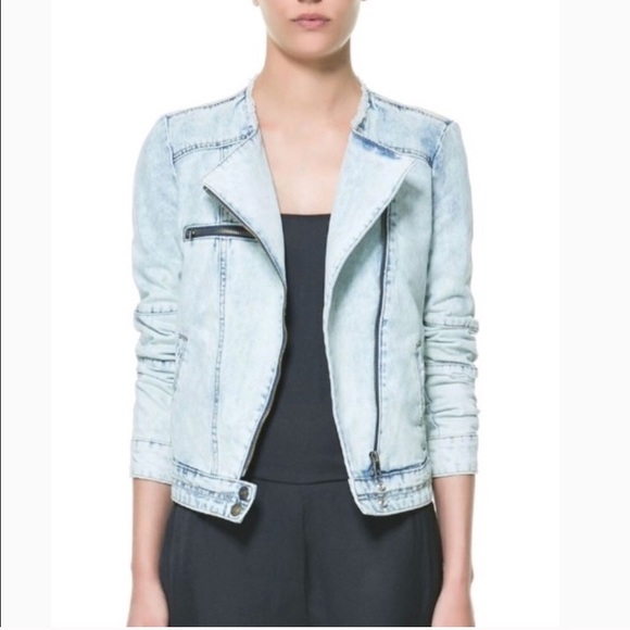 zara acid wash denim jacket
